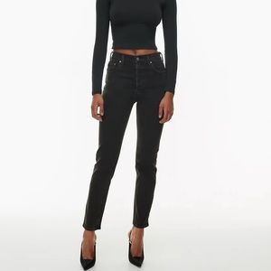 Denim Forum Yoko Pants, Black